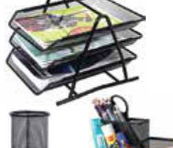 Office Tray 3 Layer Metal